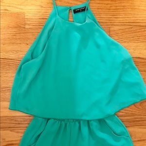 Julie Billart teal romper!